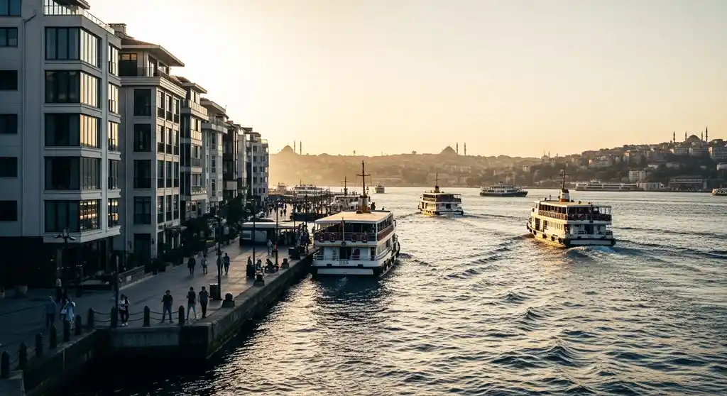 residency in Turkey Bosphorus waterfront scenic view