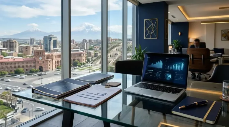 incorporate in Armenia - modern Yerevan business office