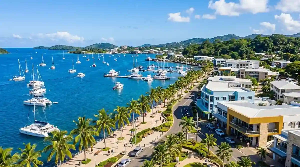 incorporate in Vanuatu Port Vila waterfront business district and harbour