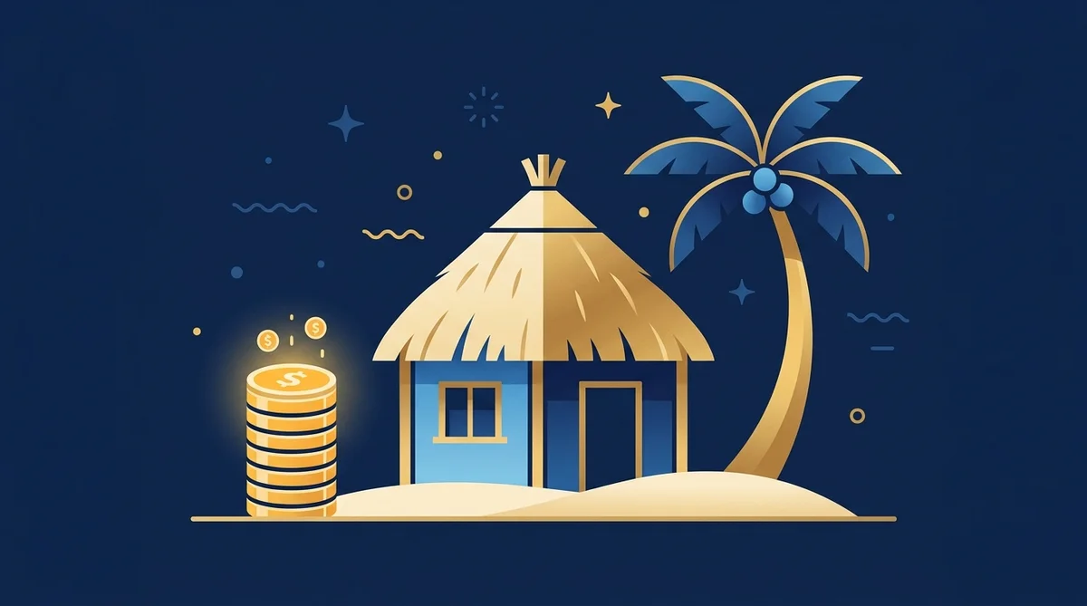retire in Vanuatu affordable cost of living with coins and a tropical home