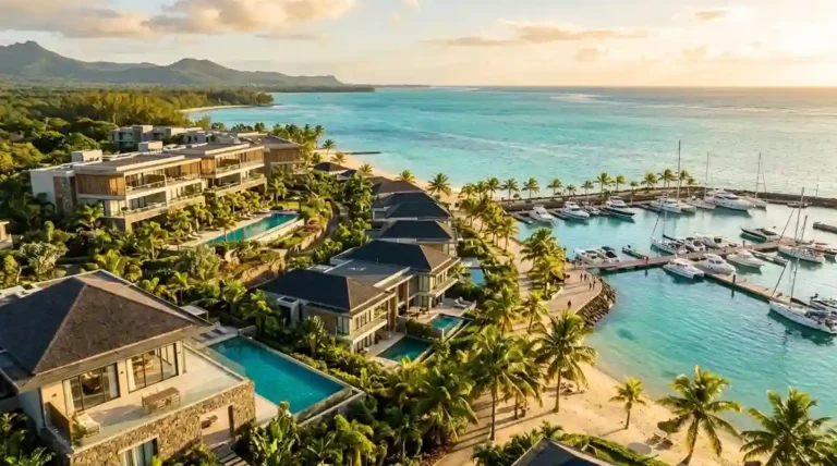 residency in Mauritius luxury residential development by the lagoon