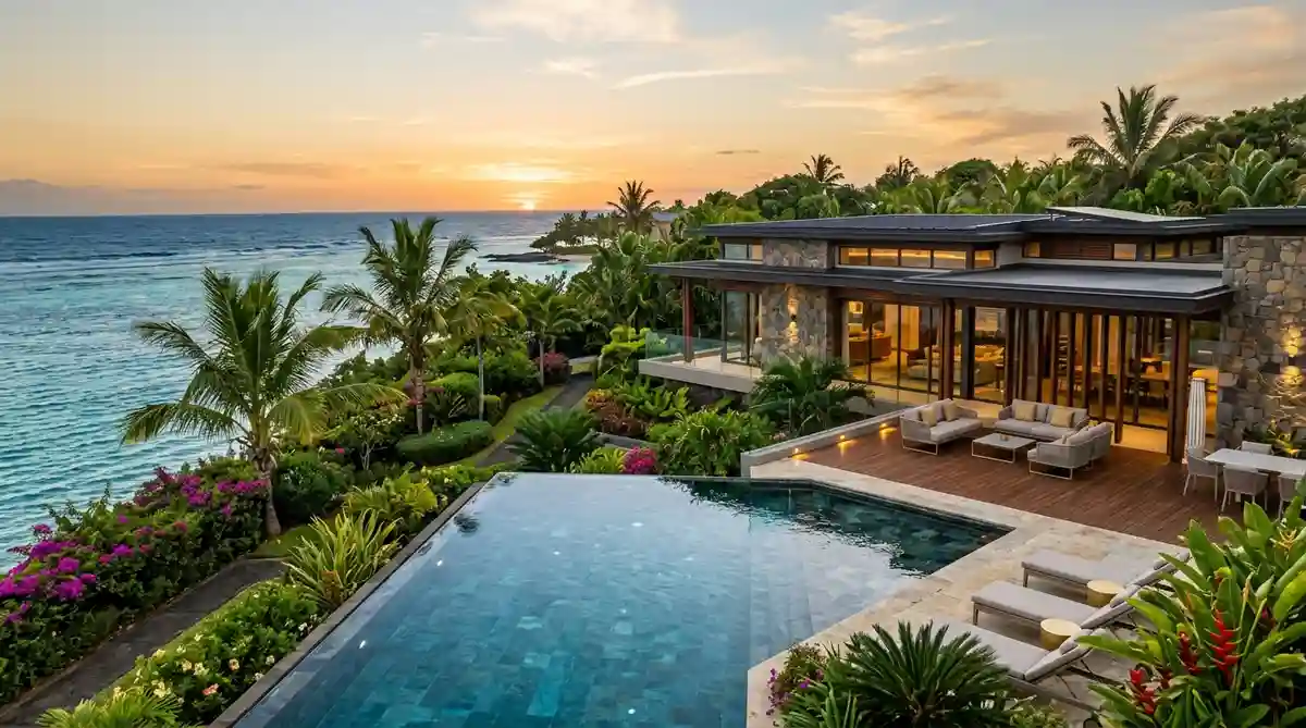 residency in Mauritius elegant villa property investment