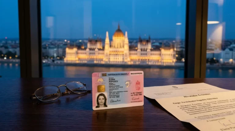 Hungary permanent residence card