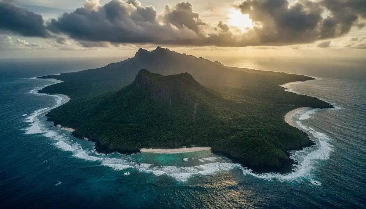 Aerial view of Sao Tome and Principe, the island nation behind the CBI program