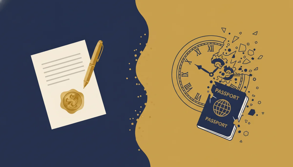 one page of paperwork versus the ticking clock that cancels a passport