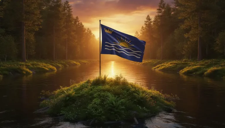 Planting a flag on unclaimed territory to start your own country