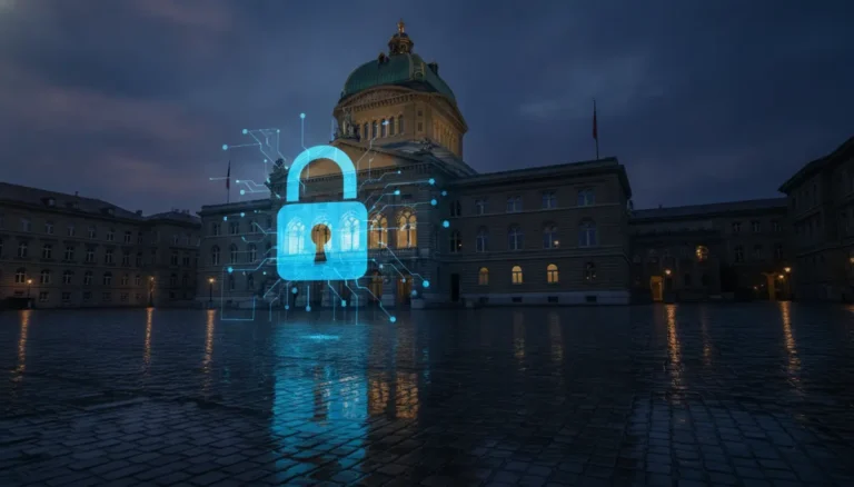 Swiss transparency register launch under cybersecurity threat at the Federal Palace in Bern