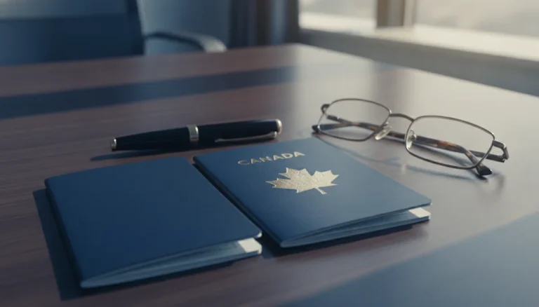 Canadian dual citizenship by descent with US and Canadian passports side by side