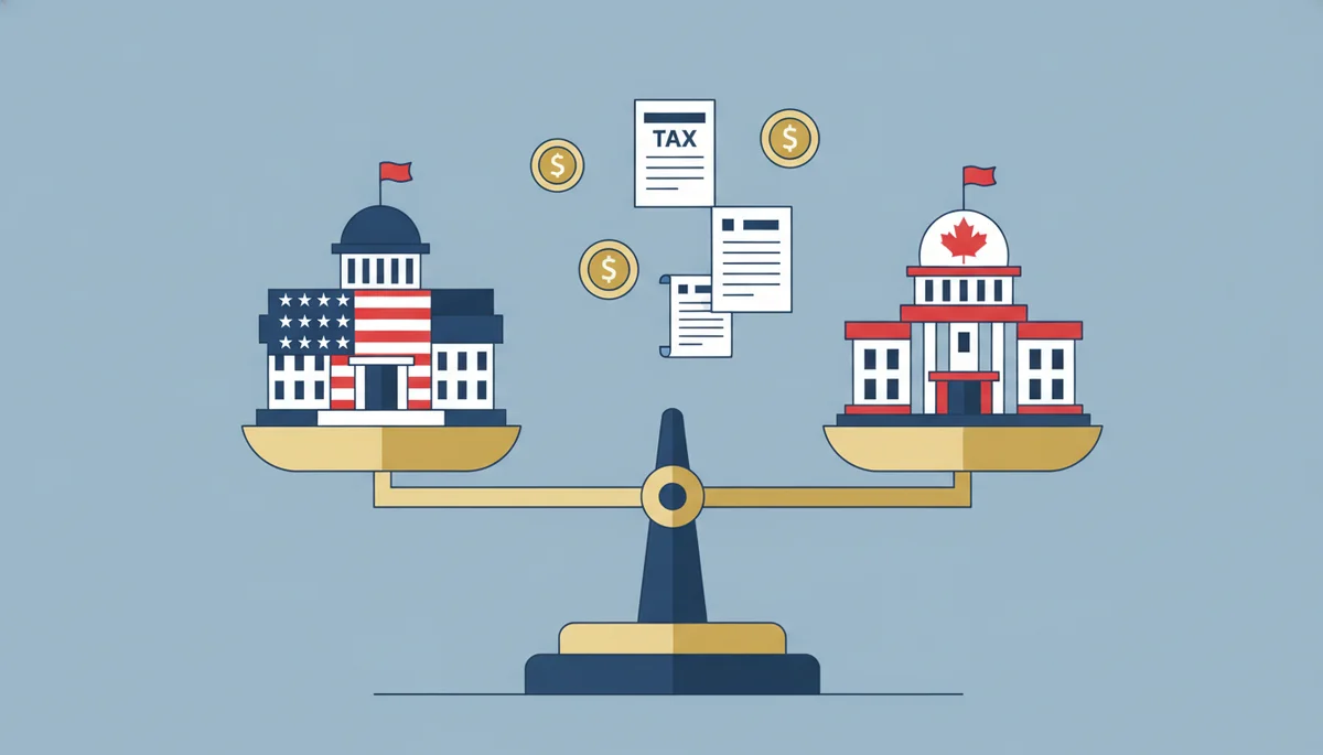 illustration of US worldwide taxation versus Canadian residence-based taxation for dual citizens