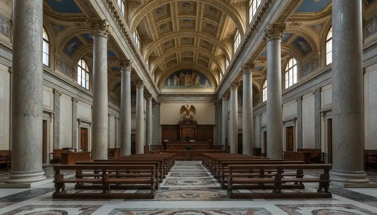 Italian courtroom in Rome where Brazilian extradition requests are heard