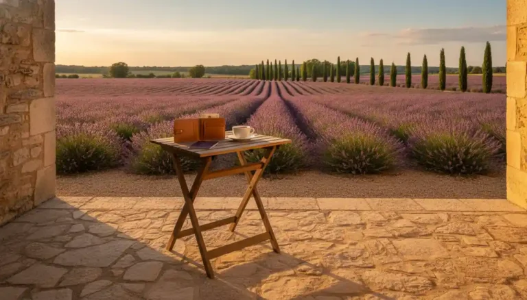 How to live in France for 6 months on a VLS-T visa, Provence terrace