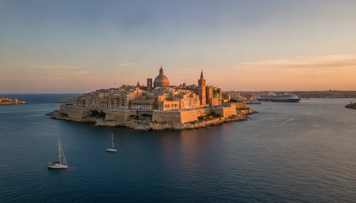 Valletta harbour in Malta, home of the Malta Permanent Residence Programme